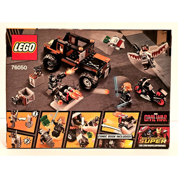 CROSSBONES' HAZARD HEIST Marvel Super Heroes LEGO Set #76050 NEW Sealed RETIRED - Picture 7 of 14